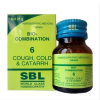 SBL Bio Combination 6 Tablets 25 Gm Cough Cold and Catarrh(1) 